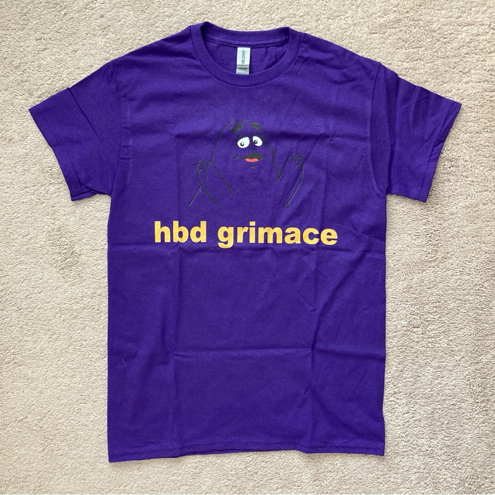 Grimace’s birthday t-shirt size small